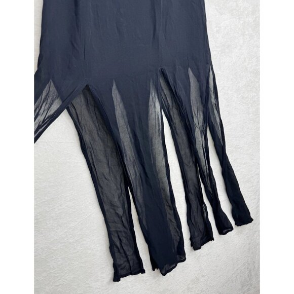 Tadashi Shoji Women's Size 6 Black Maxi Gore Vintage Skirt - Picture 4 of 12